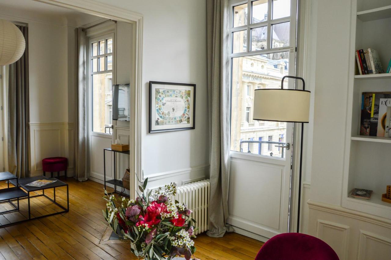 Apartamento Les Berceaux De La Cathedrale Reims Exterior foto